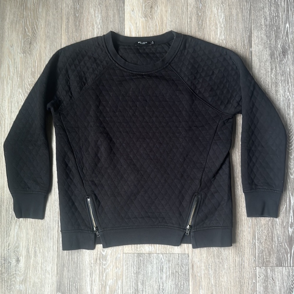 MAX Jeans Quilted Crewneck